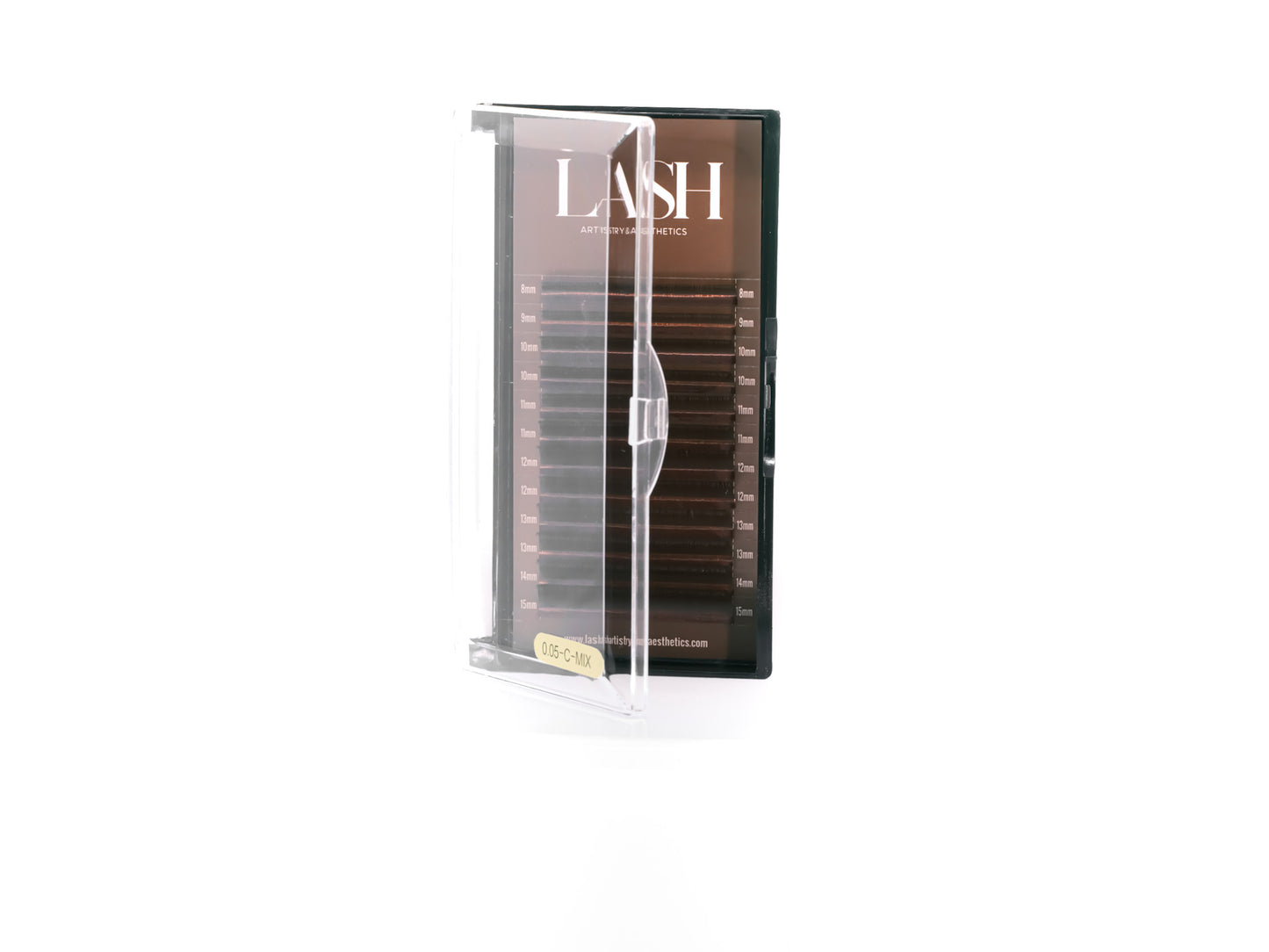 Cashmere .05 Mocha Brown Volume Lashes C curl
