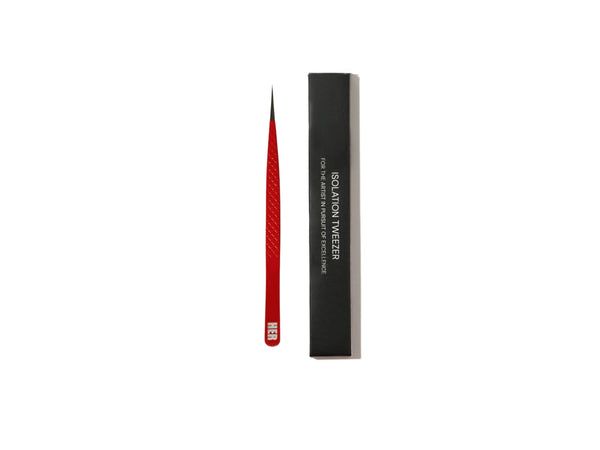 Limited Edition HER Cherry Red Isolation Tweezer – Precision with Power