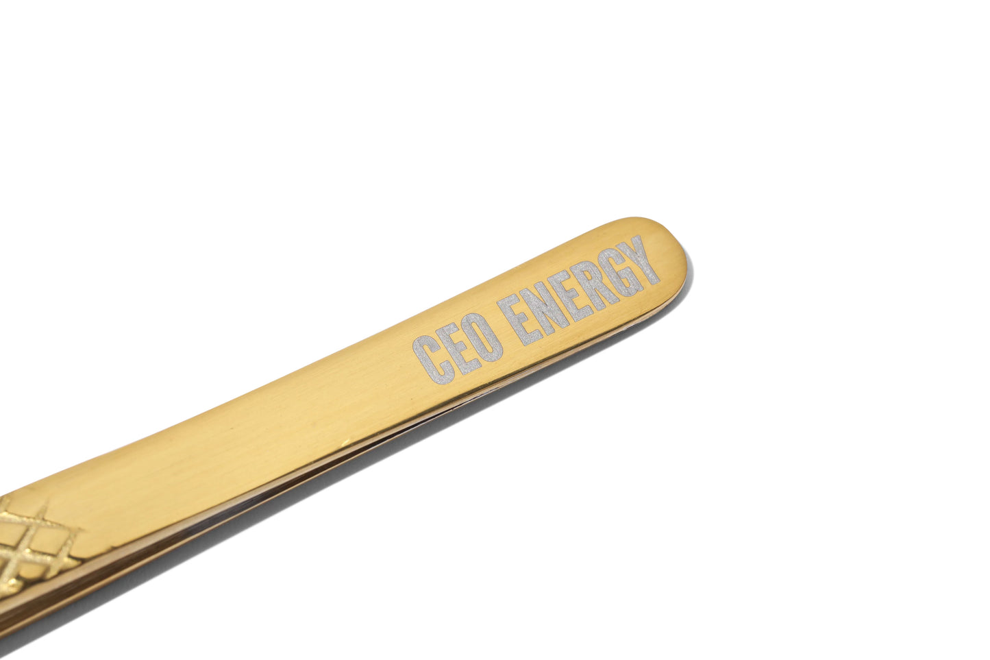 CEO ENERGY Precision Straight Tweezer Gold