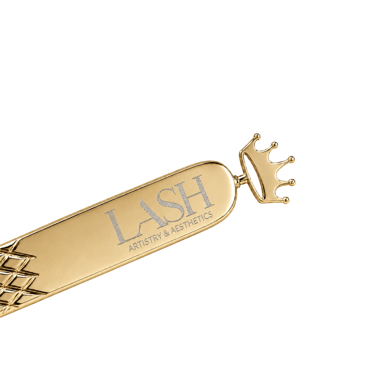 90° Volume Tweezer Diamond Grip  Gold Finish |The Crown Collection