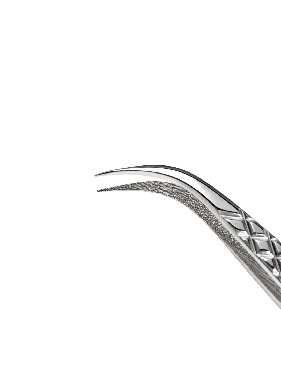 Volume Diamond Grip Tweezer Silver | The Crown Collection
