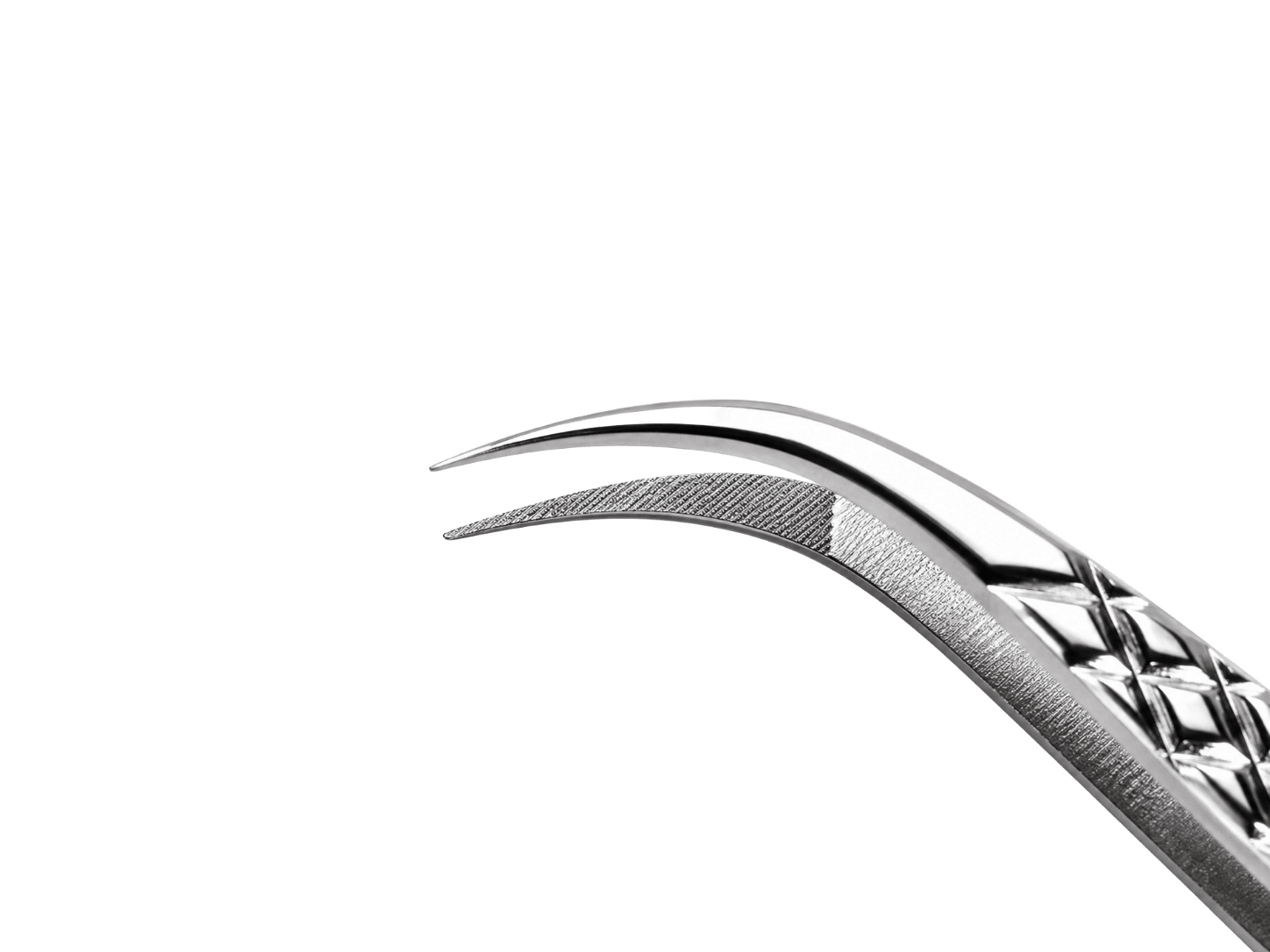Volume Diamond Grip Tweezer Silver | The Crown Collection