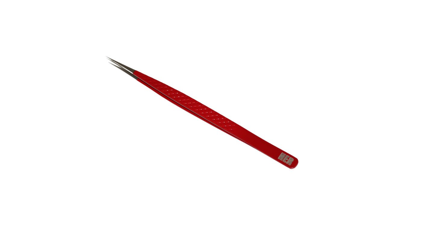 Limited Edition HER Cherry Red Isolation Tweezer – Precision with Power